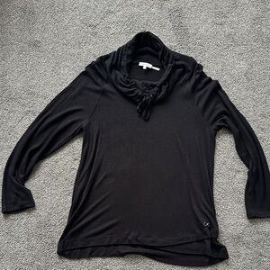 Calvin Klein Black Cowl Neck Top